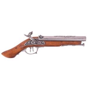 Dvouhlavnova-kresadlova-pistole-Japonsko-1800